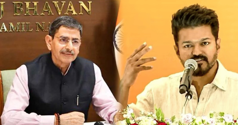 ஆளுநர் மாளிகையில் தவெக தலைவர் விஜய்!