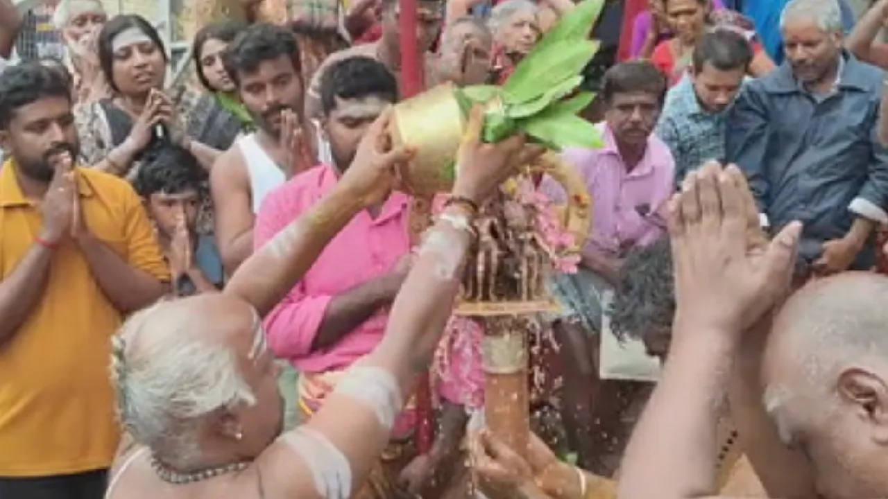 மயிலாடுதுறை : மயூரநாதர் கோவிலில் முடவன் முழுக்கு தீர்த்தவாரி உற்சவம்!