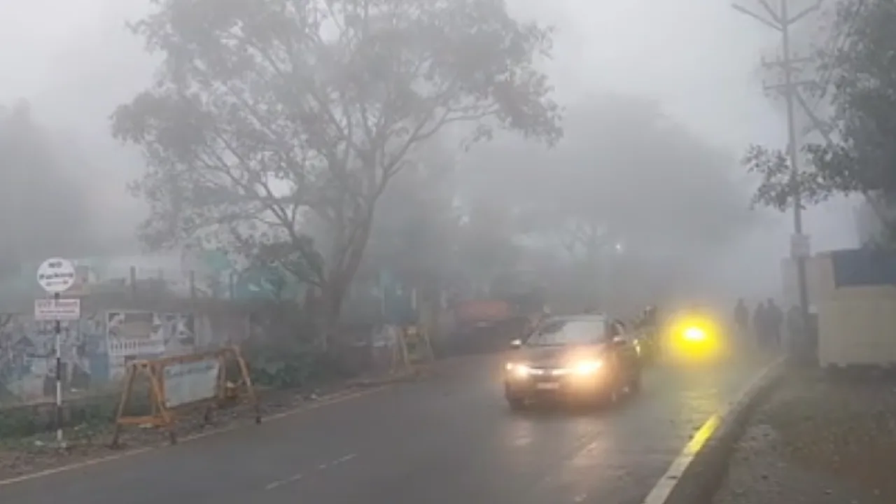 சேலம் : கடும் பனிமூட்டத்தால் பொதுமக்கள், வாகன ஓட்டிகள் அவதி!