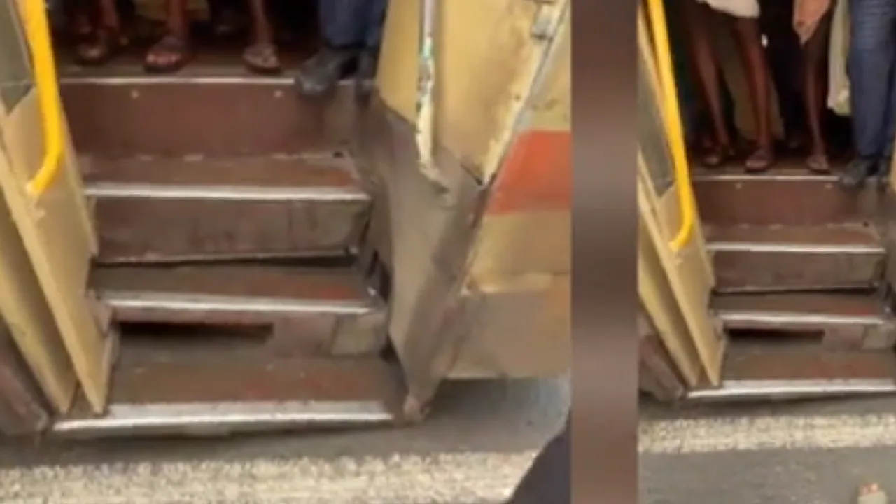 மதுரை : உடைந்து விழுந்த மகளிர் விடியல் பயண பேருந்தின் படிக்கட்டு – பயணிகள் அச்சம்!