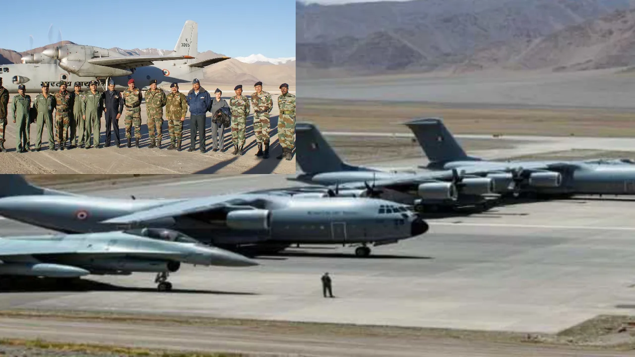 சீனாவை மிரள விட்ட இந்தியா : 13,700 அடி உயரத்தில் நியோமா விமானப்படை தளம்!