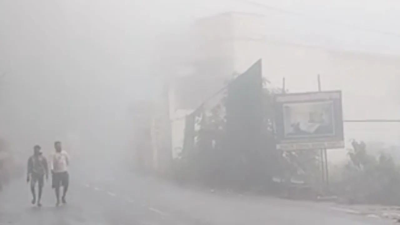 சேலம் : கடும் பனிமூட்டத்துடன் சாரல் மழை – மக்களின் இயல்பு வாழ்க்கை பாதிப்பு!