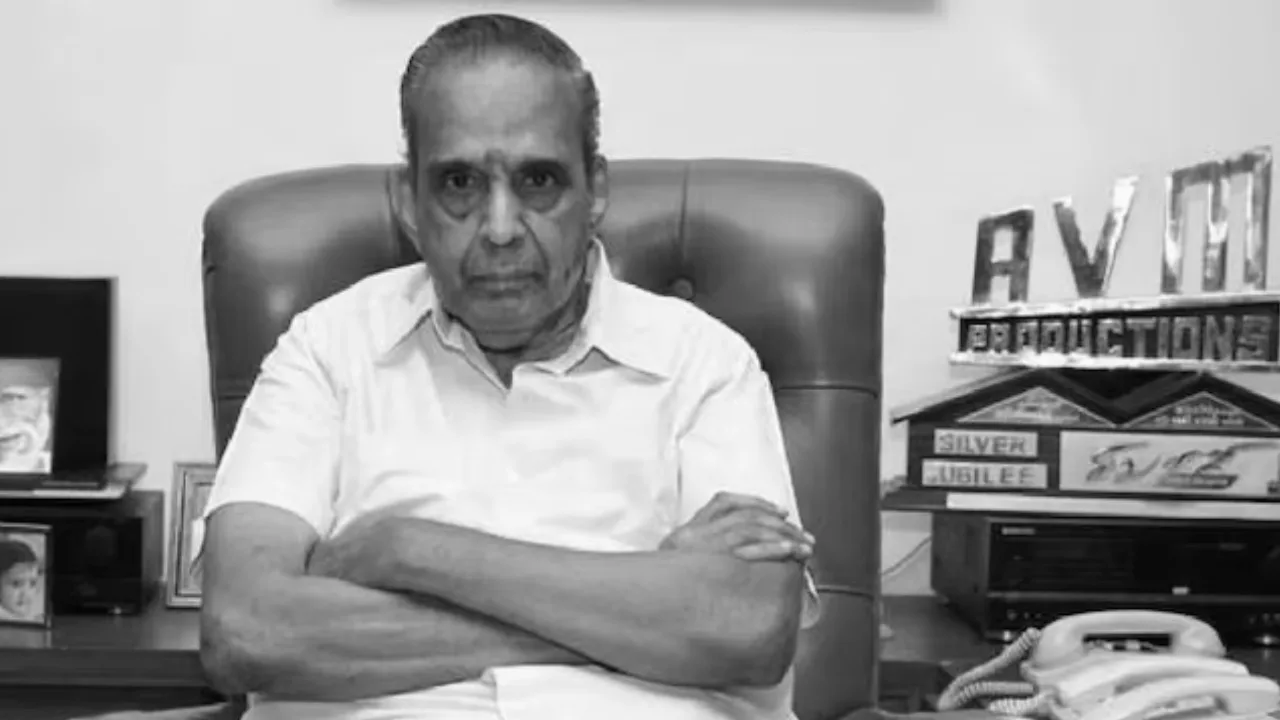திரைப்பட தயாரிப்பாளர் ஏ.வி.எம்.சரவணன் மறைவு – திரைத்துறையினர் அஞ்சலி!