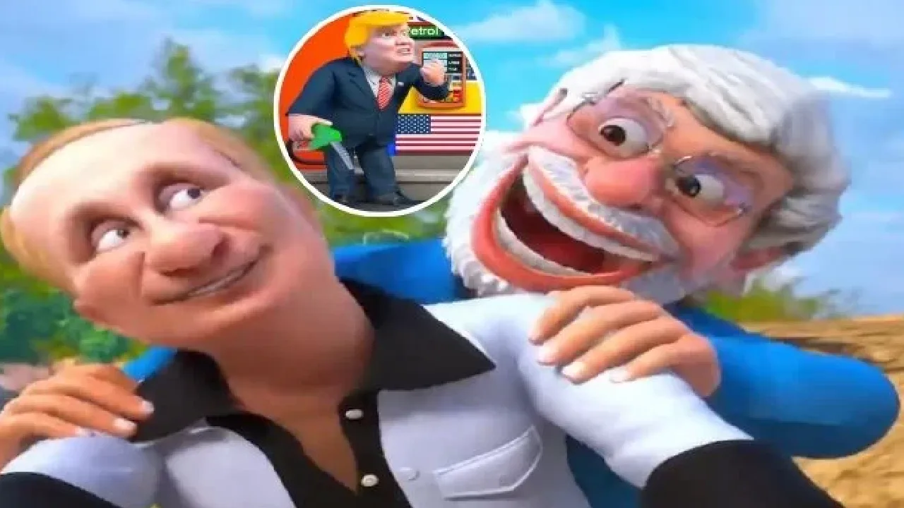 பிரதமர் மோடி – அதிபர் புதின் கார்ட்டூன் வீடியோ – இணையத்தில் வைரல்!