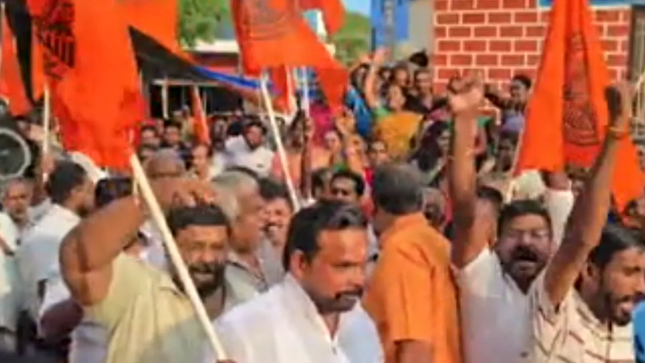 கன்னியாகுமரி : திமுக அரசை கண்டித்து பாஜக, இந்து முன்னணி ஆர்ப்பாட்டம்!