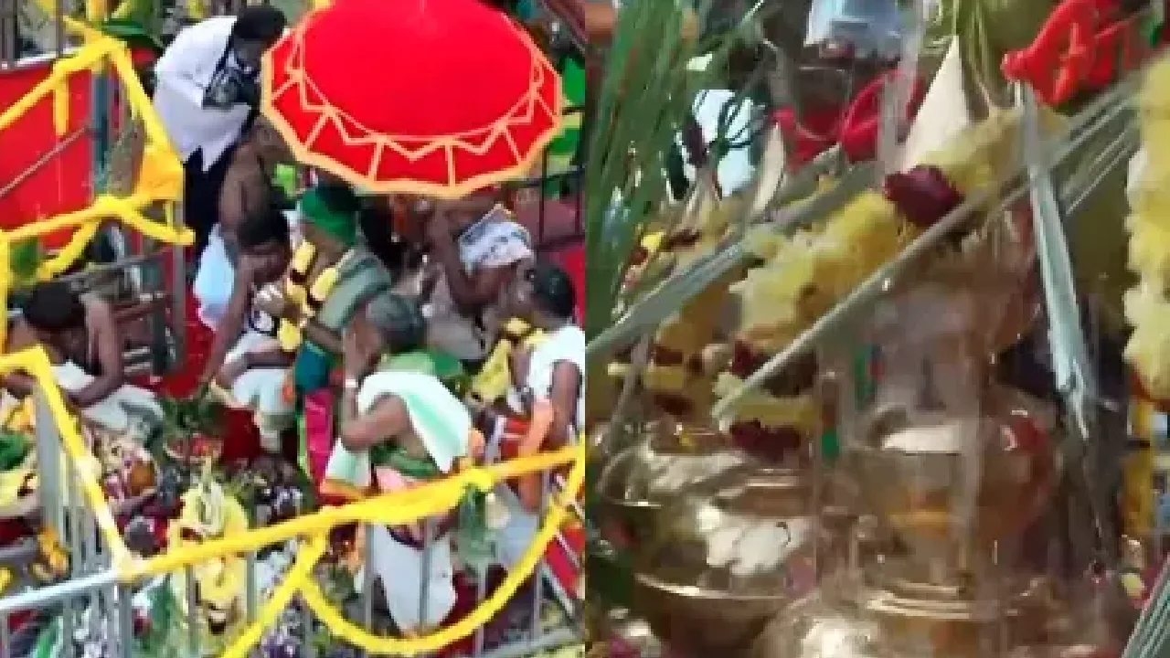 திருஆவினன்குடி கோயிலில் நடந்த கும்பாபிஷேக விழா!