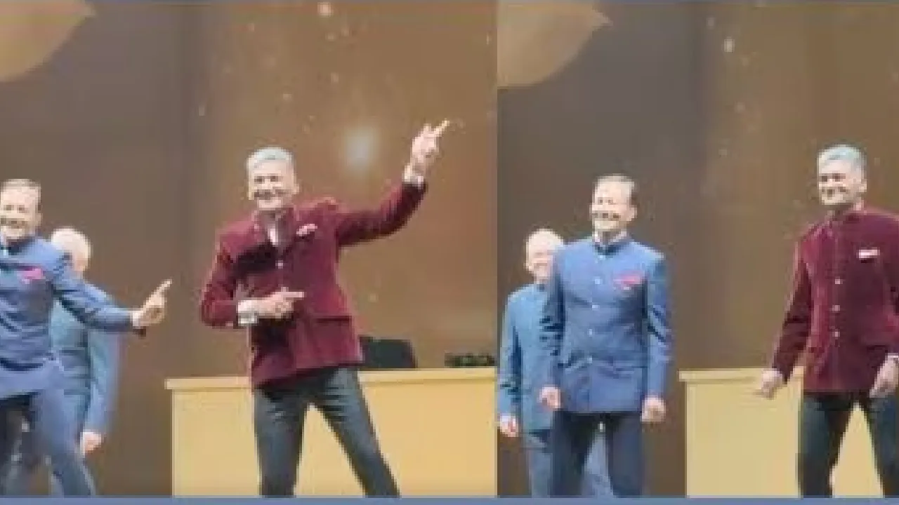 மகளின் திருமண விழாவில் நடனமாடிய பிரபல தொழிலதிபர் நவீன் ஜிண்டால்!