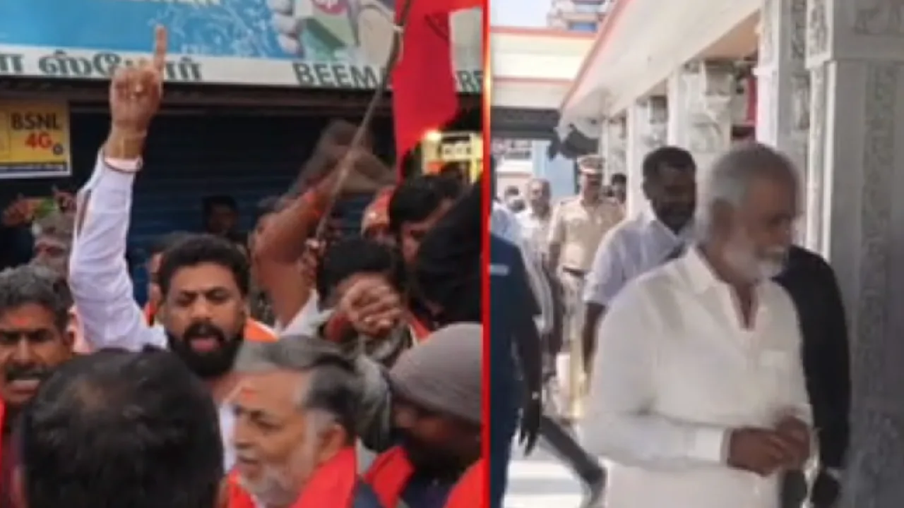 அன்னதான திட்டத்தால் கருப்பு கொடி காட்டும் முடிவை மாற்றி கொண்ட பாஜகவினர்!