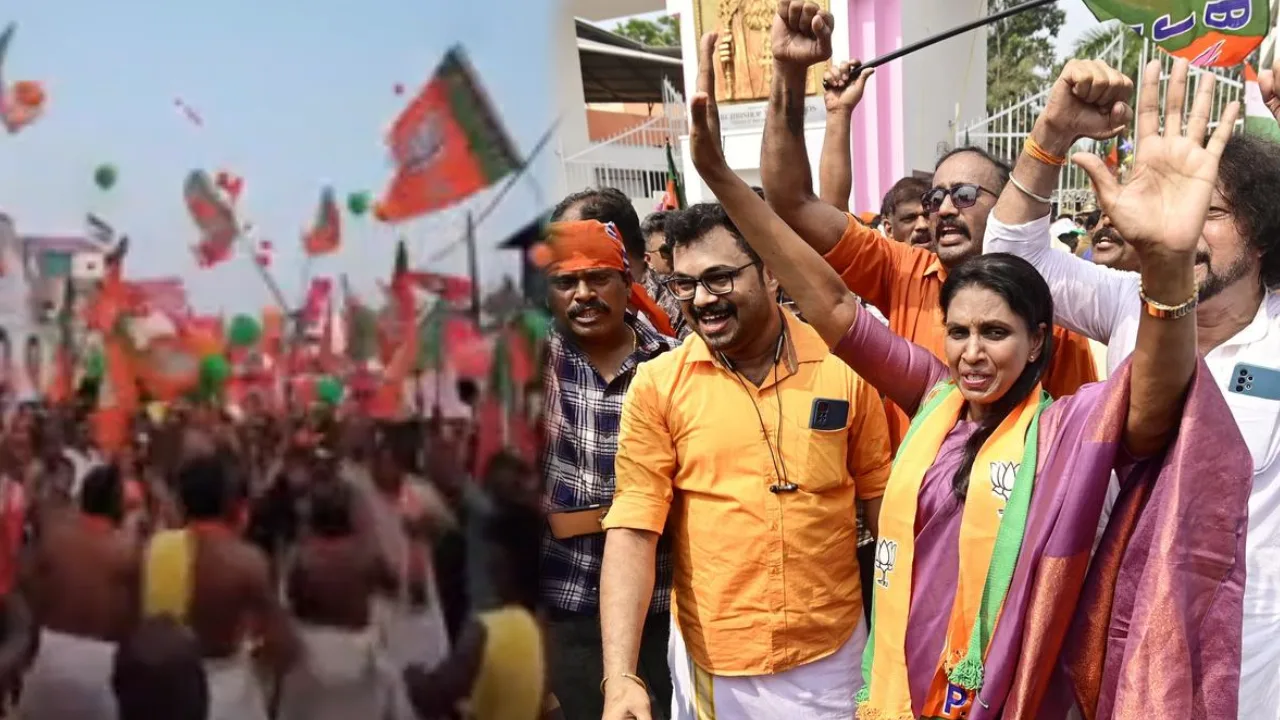 கேரள உள்ளாட்சி தேர்தல் முடிவுகள்  : திருவனந்தபுரம் மாநகராட்சியை கைப்பற்றி பாஜக அசத்தல்!