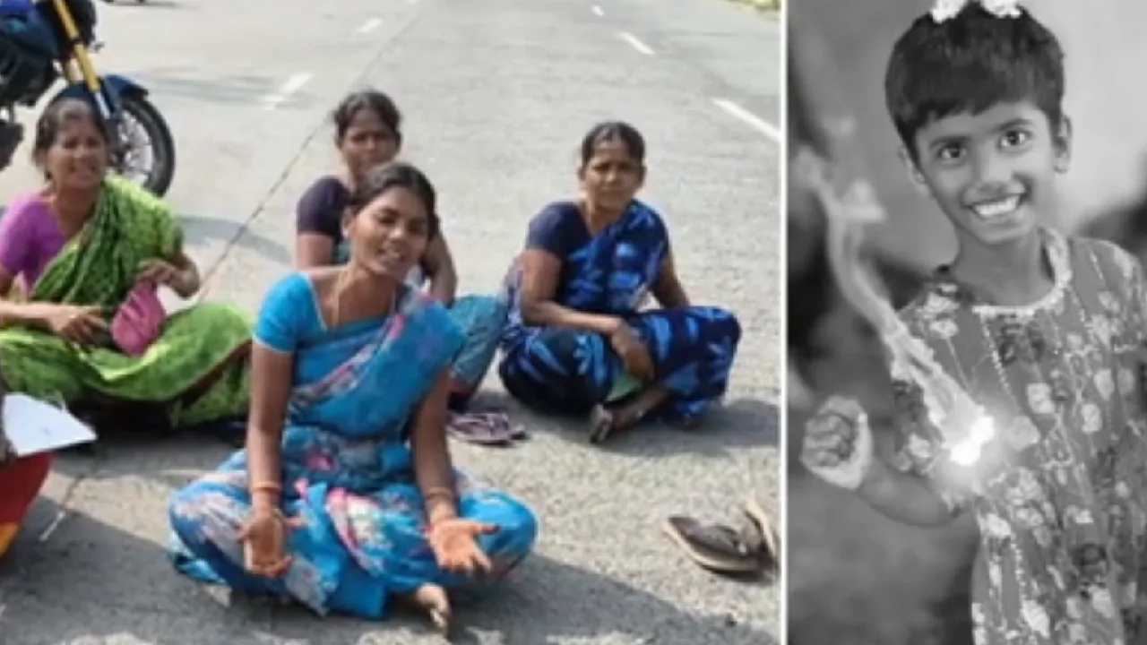 சிவகங்கை : 17 வயது சிறுவன் ஓட்டிய பைக் மோதி 5 வயது சிறுமி பலி!