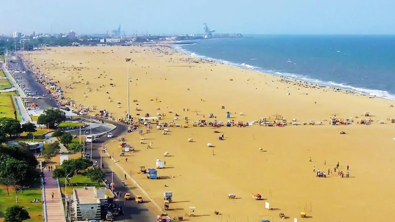 உயர்நீதிமன்ற நீதிபதிகள் சுரேஷ்குமார், ஜெகதீஷ் சந்திரா மெரினாவில் ஆய்வு!