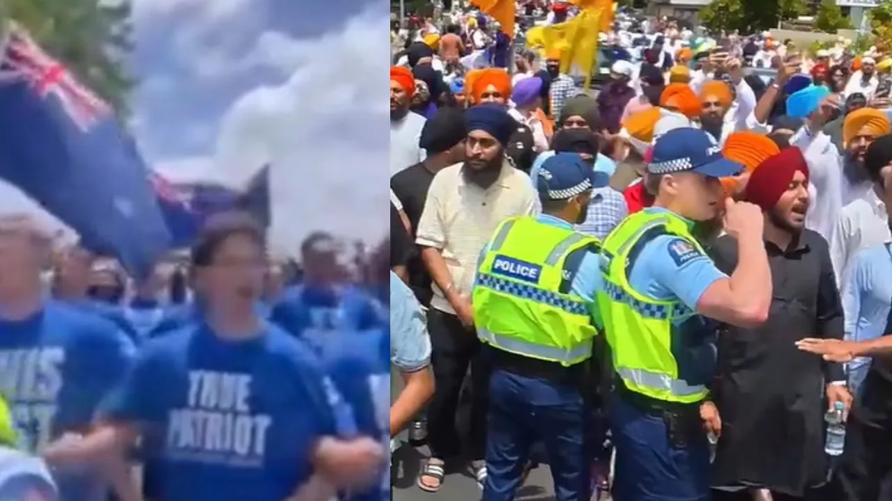 நியூசிலாந்தில் சீக்கியர்களின் பேரணியை தடுத்து நிறுத்திய மர்ம கும்பல் – சீக்கியத் தலைவர்கள் கடும் கண்டனம்!