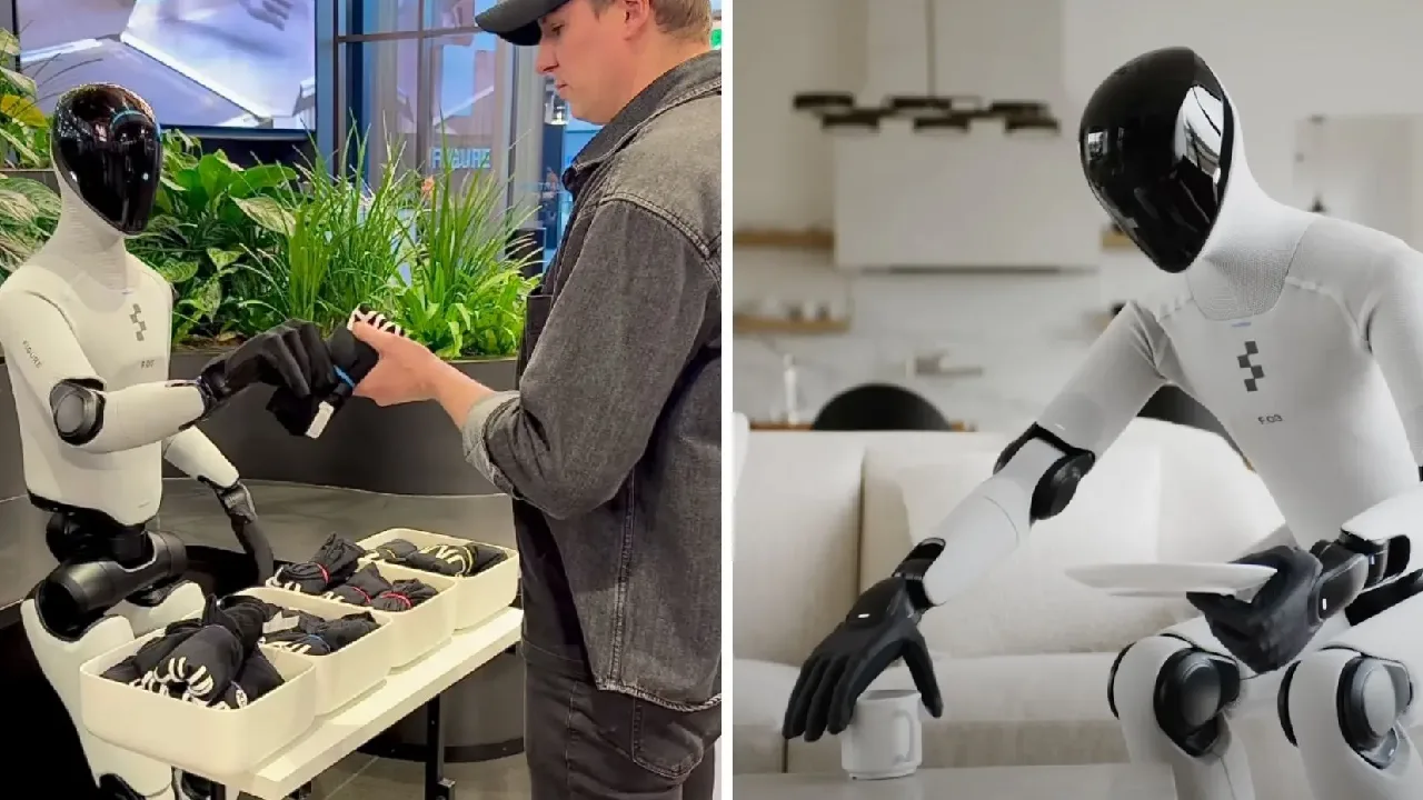 சீனா : கையால் துணி தைக்கும் ரோபோ – வீடியோ வைரல்!