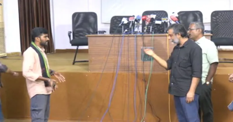 பத்திரிகையாளர் மன்றத்தில் திருமுருகன் காந்தி செய்தியாளர் சந்திப்பு நடத்த அனுமதிக்க கூடாது – நாராயணன் திருப்பதி வலியுறுத்தல்!