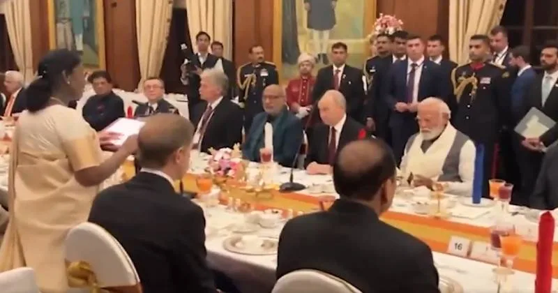 குடியரசுத் தலைவர் மாளிகையில் ரஷ்ய அதிபர் புதினுக்கு சிறப்பு விருந்து – சசிதரூர் பங்கேற்பு!