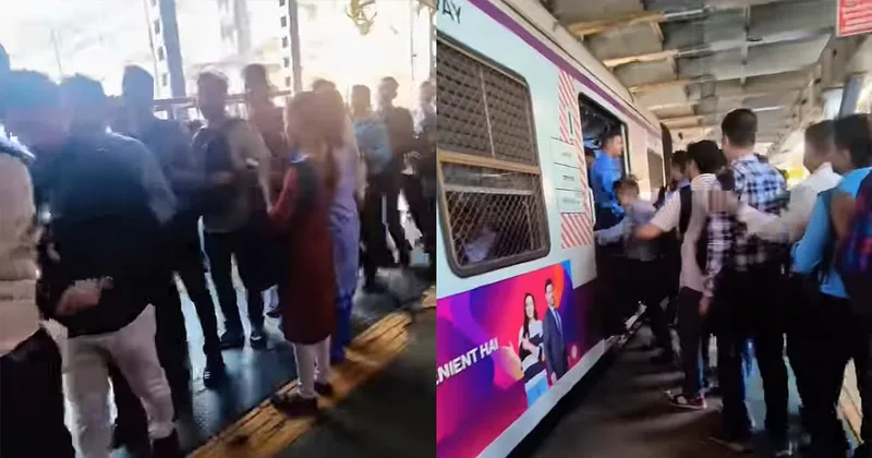 பத்லாபூர் ரயில் நிலையத்தில் வரிசையில் நின்று ரயிலில் ஏறிய பயணிகள் – இது கனவா? அல்லது நனவா? என கூறி ஆச்சரியப்படும் நெட்டிசன்கள்