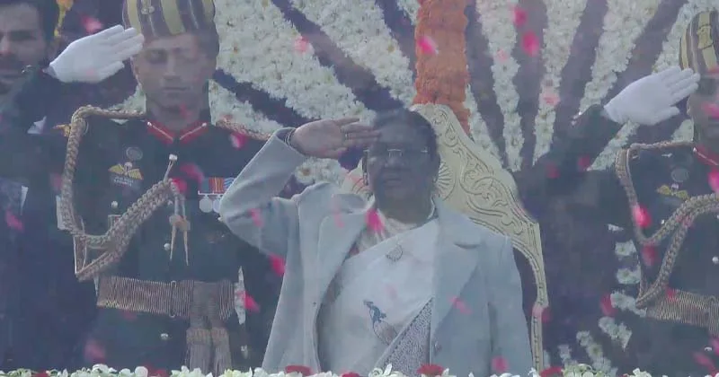 77வது குடியரசு தின விழா..குடியரசு தினத்தையொட்டி தலைநகர் டெல்லியில் விழாக்கோலம்