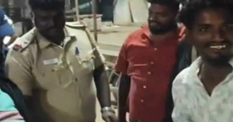 திருப்பத்தூர் அருகே குற்ற வழக்கில் தொடர்புடையவர்களுடன் புத்தாண்டு கொண்டாடிய காவல் உதவி ஆய்வாளர்!