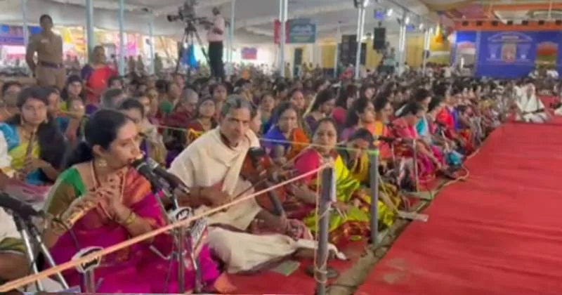 தியாகராஜ சுவாமிகளின் ஆராதனை விழா – ஆயிரக்கணக்கானோர் இசை அஞ்சலி!