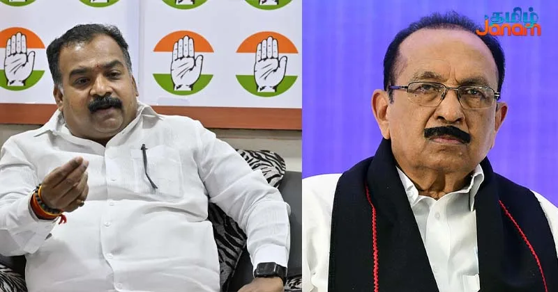 காங். உட்கட்சி மோதலில் கதர் சட்டைகள் கிழிவது வழக்கம் – வைகோவின் விமர்சனத்திற்கு மாணிக்கம் தாகூர் கண்டனம்