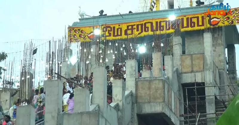 தேர்தலுக்காக திண்டல் வேலாயுத சுவாமி கோயிலில் அவசர கோலத்தில் கும்பாபிஷேகம்!