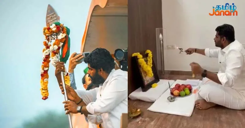 திருப்பரங்குன்றம் தீபத்தூணில் தீபம் ஏற்றவேண்டும் என்ற உறுதியை ஏற்று “கந்த சஷ்டி கவசம்” பாடி முருகனை போற்றுவோம் – அண்ணாமலை!