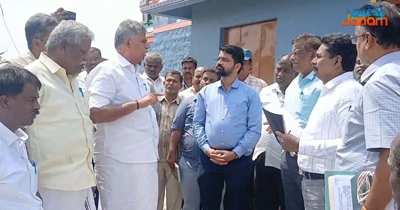 தமிழ் ஜனம் செய்தி எதிரொலி – பவானி ஆற்றில் அதிகாரிகள் நேரில் ஆய்வு!