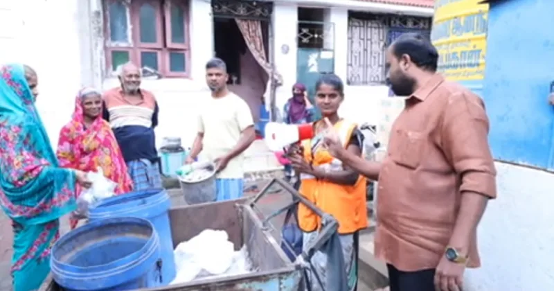 தூய்மைப் பணியாளர்கள் விசில் ஊதக்கூடாது – உத்தரவு போட்ட திமுக நகர்மன்ற உறுப்பினர்!