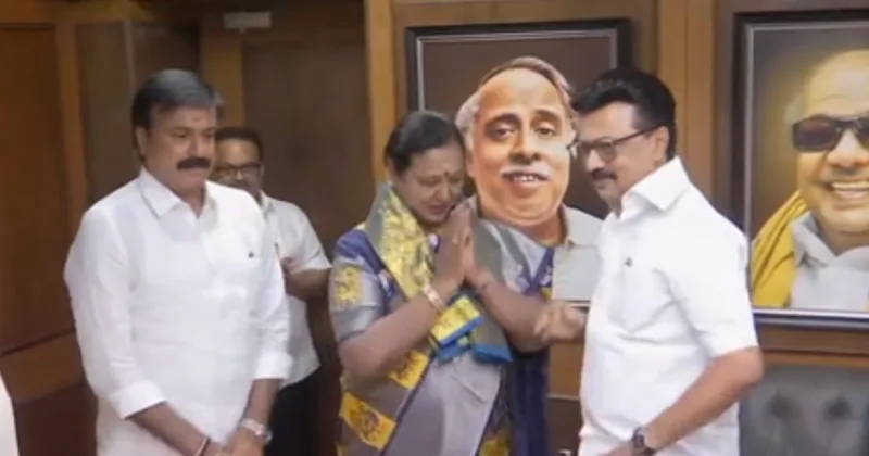 அண்ணா அறிவாலயத்தில் பிரேமலதா – திமுக கூட்டணியில் இணைந்தது தேமுதிக!