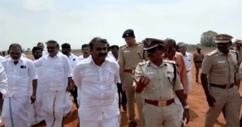 மதுரையில் பிரதமர் மோடி பங்கேற்கும் நிகழ்ச்சி நடைபெறும் இடம் – மத்திய அமைச்சர் எல்.முருகன் ஆய்வு!