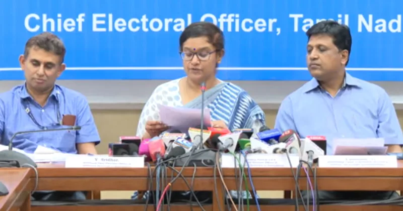தமிழகத்தில் 5.67 கோடி வாக்காளர்கள் – மாநில தலைமை தேர்தல் அதிகாரி அர்ச்சனா பட்நாயக் பேட்டி!