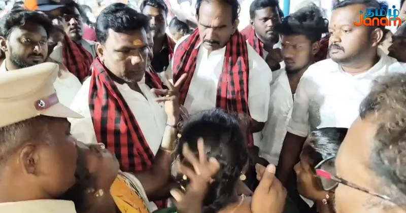 அடிப்படை வசதிகள் செய்து தரவில்லை எனக் கூறி திமுக எம்.எல்.ஏ-வை முற்றுகையிட்ட பெண்கள்!