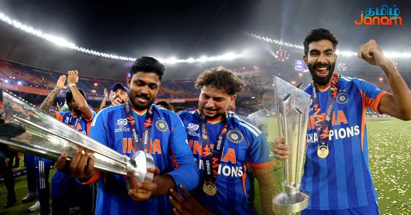 டி20 உலகக்கோப்பை 2026 – தொடர் நாயகன் விருதை தட்டி சென்ற சேட்டன்!