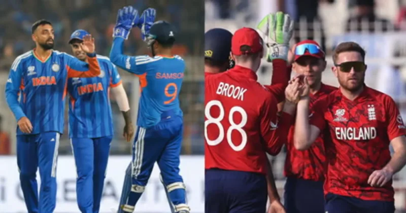 டி 20 உலகக்கோப்பை 2-வது அரையிறுதிப்போட்டி –  இந்தியா, இங்கிலாந்து அணிகள் இன்று பலப்பரீட்சை!