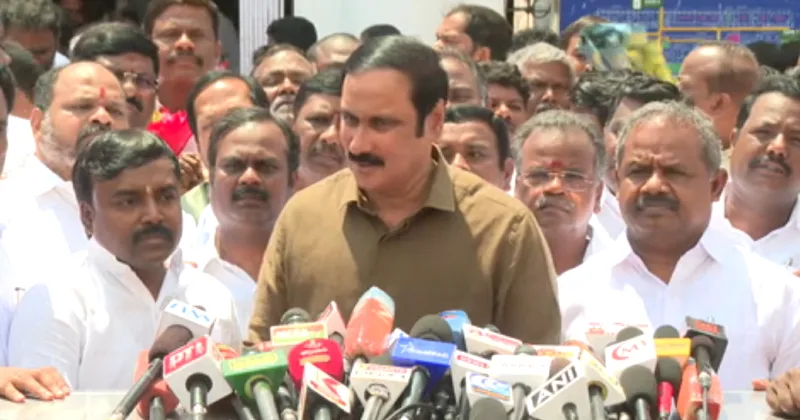 தேர்தல் களம் தேசிய ஜனநாயக கூட்டணிக்கு சாதகமாக உள்ளது – அன்புமணி