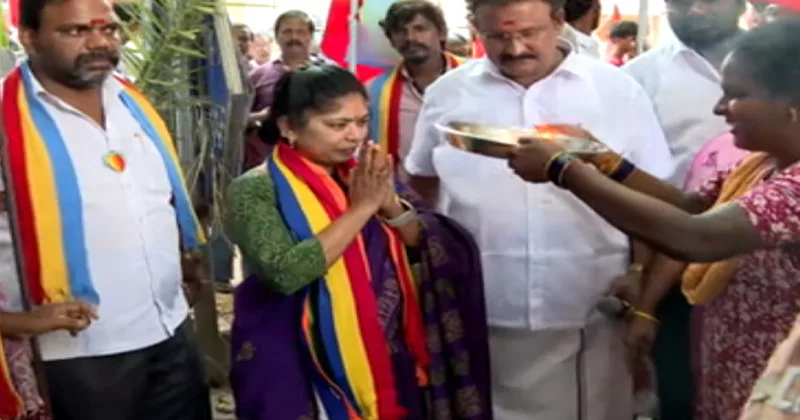 தோல்வி பயம் காரணமாக வாக்காளர்களுக்கு கடைகள் மூலம் திமுக-வினர் டோக்கன் விநியோகம் – திலகபாமா குற்றச்சாட்டு!