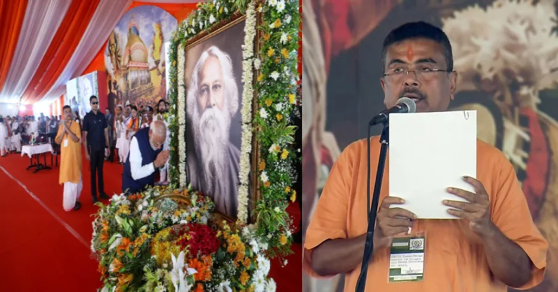 மேற்குவங்கத்தில் முதன்முறையாக பாஜக ஆடசி – முதல்வராக பதவியேற்றார் சுவேந்து அதிகாரி!