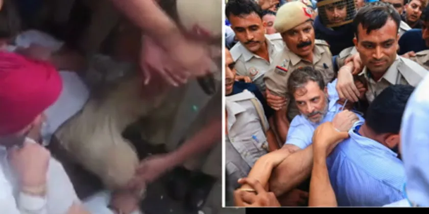 பிரதமரின் வீடு அருகே போராட்டம்; ராகுல்காந்தி, அகிலேஷ் யாதவ் கைது